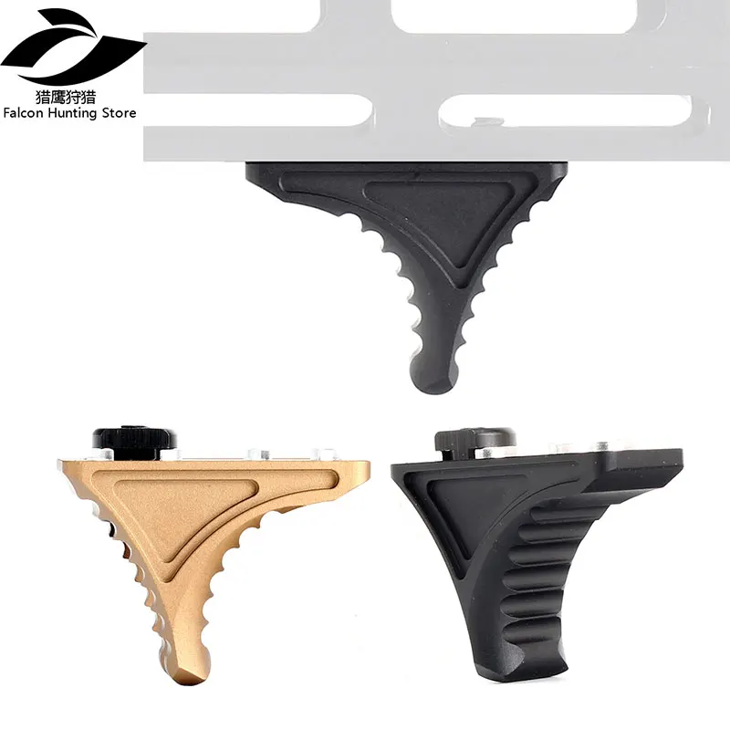 

Gun Accessories Keymod M-LOK Handstop Kit Angeled Foregrip Accessories with Guide Rail Tactical Handguard for AR15