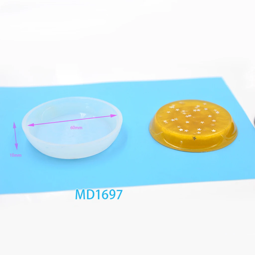 Silicone Base Mold DIY soft clay platform pedestal resin ornament craft mold Handmade jewelry making Mould DIY Epoxy Mold Tools