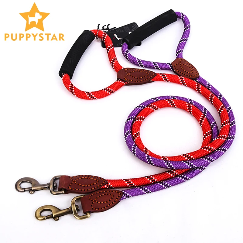 Soft Foam Handle Nylon Pet Dog Leash High Quality Hook Love Dog Strong