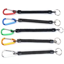 Fishing Lanyards Boating Ropes Retention String Fishing Rope with Camping Carabiner Secure Lock Fishing Tools Tackle Accessories