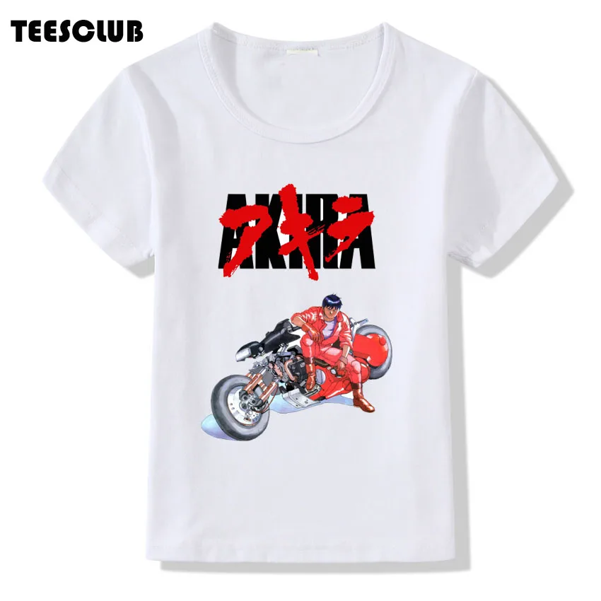 Baby Shirt 2018 Children's Fashion Akira Driver Print T shirt Summer Tops Camiseta Cool Baby Boys Tshirt Kid Clothing