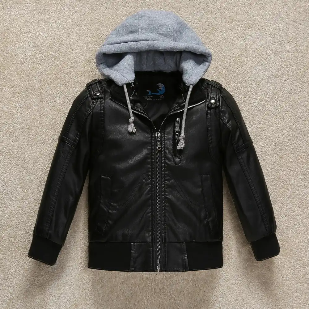 infant biker jacket
