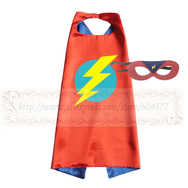 Buy Lightening Bolt Costumes Flash Cape with mask
