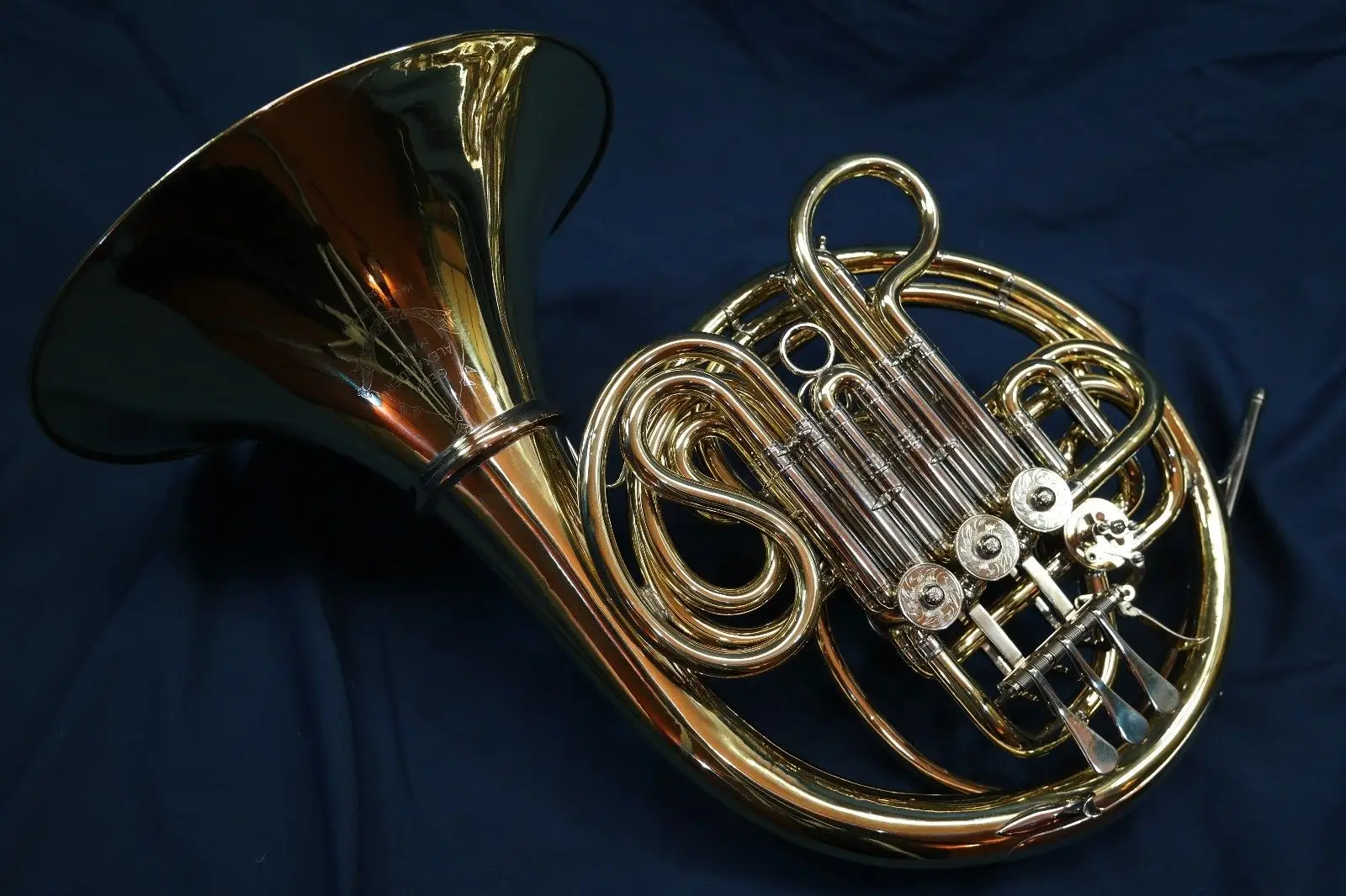 Gebr. Alexander Mainz Model 103 Screw Bell Double French Horn W/case
