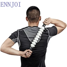 Путешествия Портативный Йога Массаж палка упражнения ролик для фитнеса мышечная терапия Миофасциальный триггер точка для спины ноги тела массаж ro