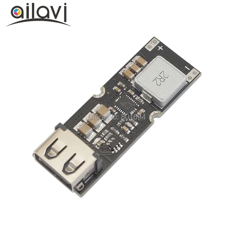 DC Boost модуль 3.2V3.7V4.2V до 5V9V12V одна литиевая батарея повышающее напряжение USB QC2.0 QC3.0