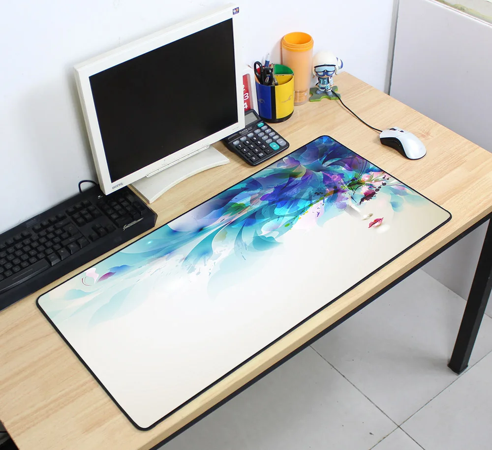 Custom Large mouse pad 700x400mm speed Keyboards Mat Rubber Gaming mousepad Desk Mat for game player Desktop PC Computer Laptop