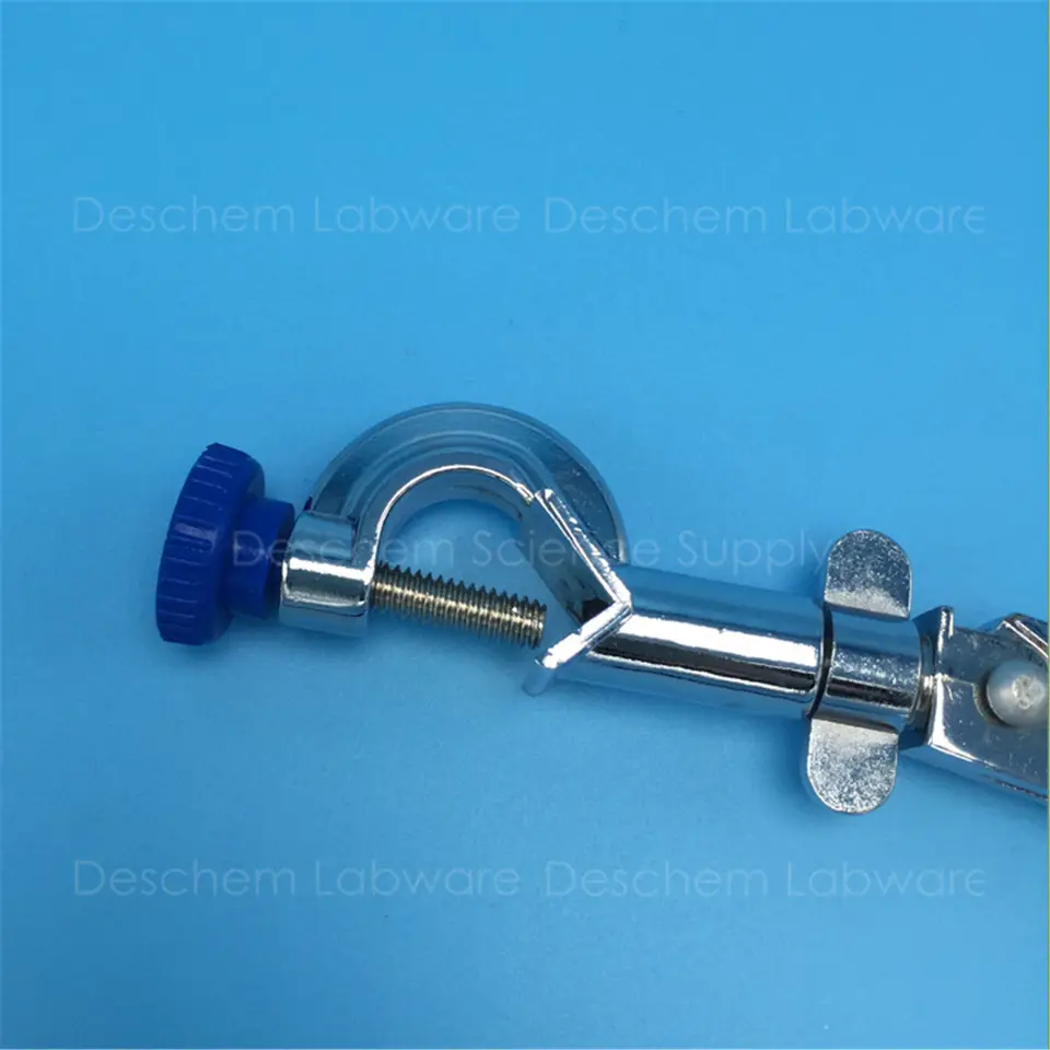 Lab Flask Clamp Adjustable and Convenient Three-Prong Swivel Flask Clamp Lab Test Tube Condenser Lab Holder