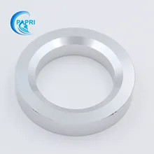 PAPRI livraison gratuite 2 * argent or CNC aluminium usiné 300B 2A3 EL34 6P3P Tube pré amplificateur décoration Base anneau