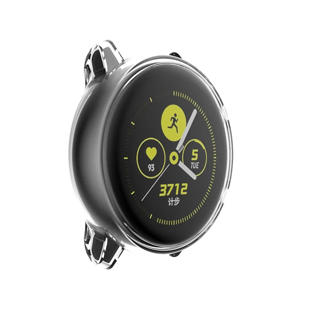 Ouhaobin силиконовые чехлы для Samsung Galaxy Watch Active 40 мм TPU рамка Крышка Корпус полное