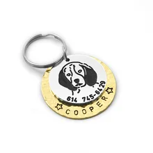 Изготовленный На Заказ собака породы Бигль бирка, собачий жетон с гравировкой, домашний питомец с индивидуальной надписью идентификационная бирка, для домашних животных, ювелирное изделие, для собак, ювелирные изделия, собака породы Бигль идентификационная бирка