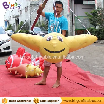 شراءبولي كلوريد الفينيل الهواء مختومة نفخ مانتا راي تحلق الأسماك نموذج بالون لتعليق البحر الحيوان طبق الاصل