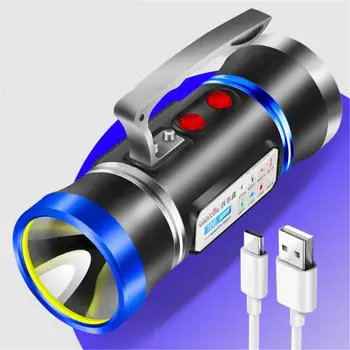 

HobbyLane 12000mah Super Bright LED Flashlight Night Torch Handheld Camping Hiking and Indoor Activity Usb Interface Charging