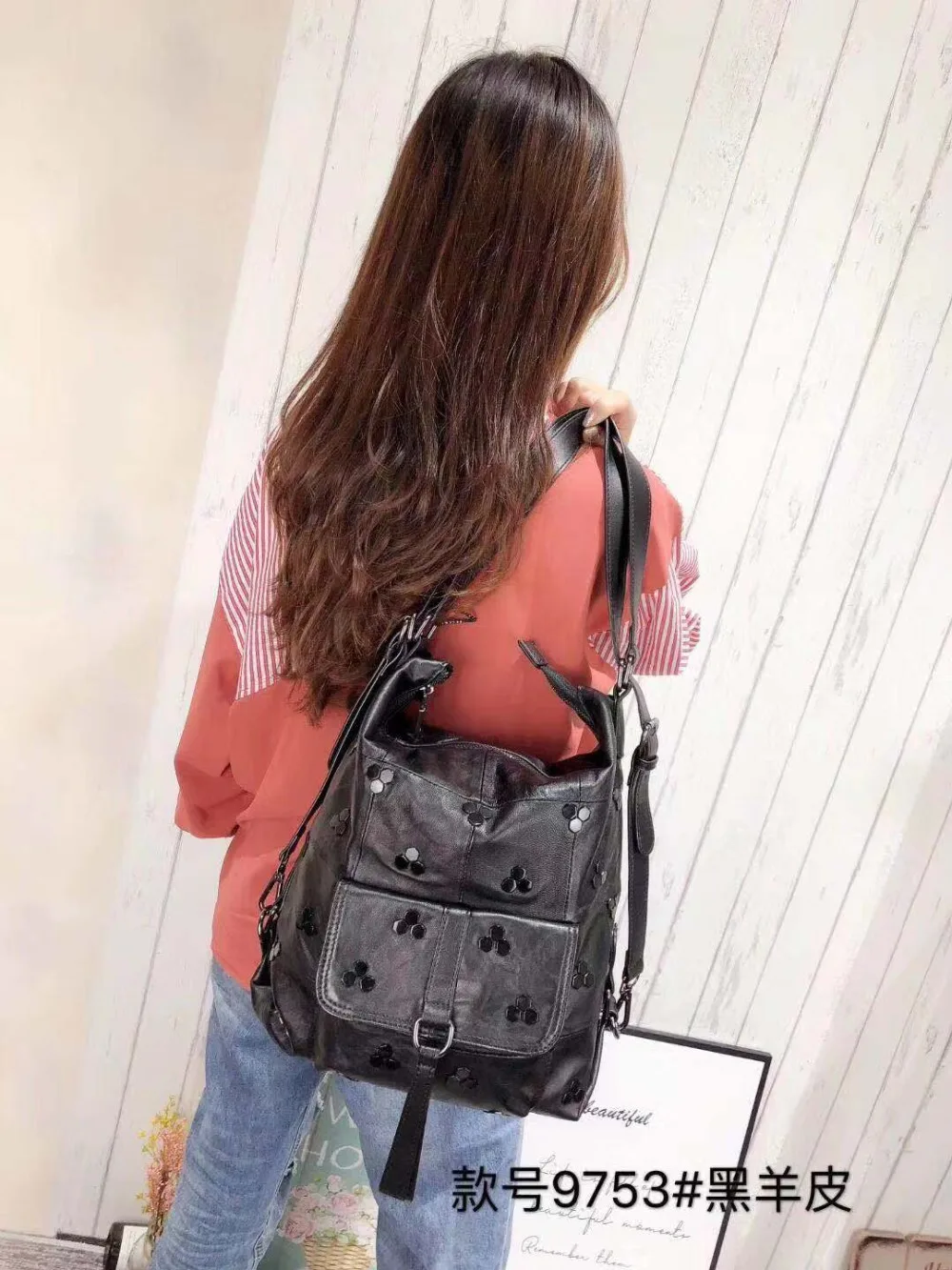 

KARAN FRANK Women's Backpack 2019 Mini Solid Color Women's Backpack Leather Backpack Cosmetic Gift Girl Backpack 19