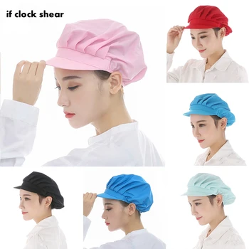

New Cotton Breathable Surgical Scrub Hats Medical Nurse Cap for Women Dentist Work nurse cap Breathable cotton ladies scrub 2019