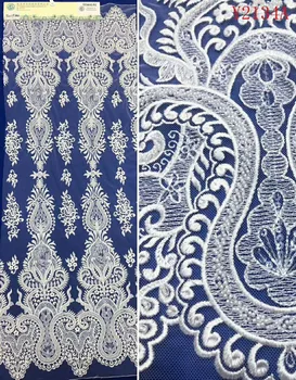 

Beading Sequin French Embroidery Lace Fabric Wedding Bridal Dress Beading Fabric