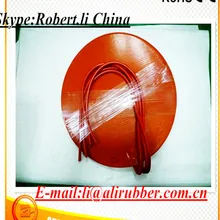 800 Вт 120 В круглая электрическая силиконовая нагревательная пластина 3D-принтер диаметр нагревателя 575*1,5 мм 1000 мм свинцовая проволока