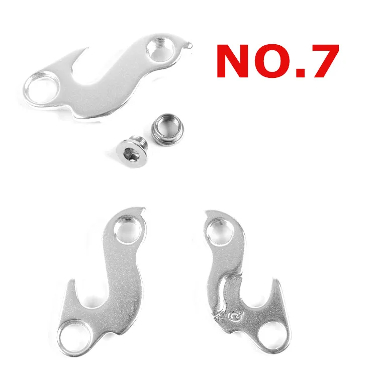 Best MTB Mountain Bike Folding Bicycle Rear Aluminum Tail Hook  With Screws Rear Frame Accessories 6