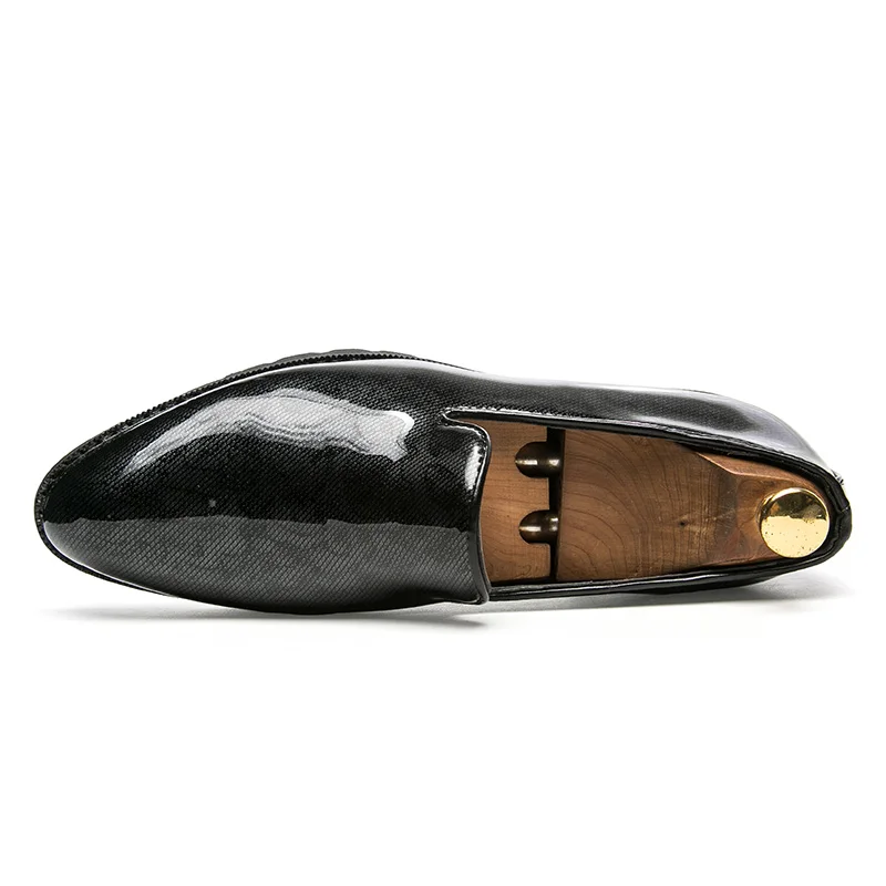 men's cool italian glossy patent leather oxford shoe luxury brand 2017 male unique fashion pointed toe slip on footwear for men (8)