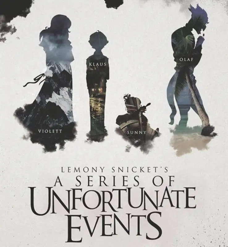 

N2407 Hot Movie Tv Shows Series Of Unfortunate Event Wall Sticker Silk Fabric Poster Art Indoor Decor Bright