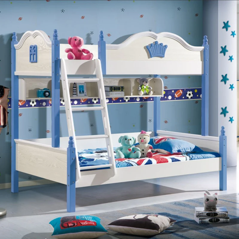 

Eco-friendly oak wood kids bunk bed