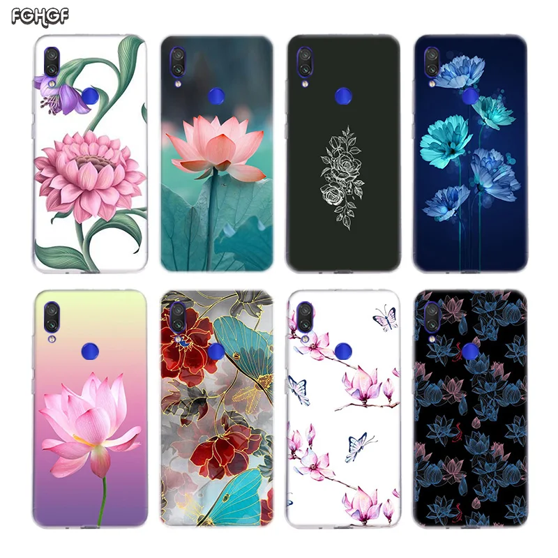 Чехол Lotus Flower для Xiaomi redmi Note 7 Pro 6 5 4 чехол Xiomi Redmi 4A 4X Plus 5A 6A силиконовый |