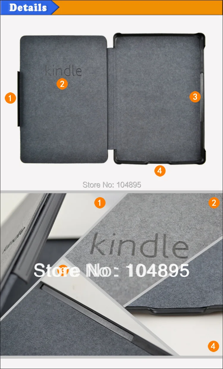 Жесткий чехол на заднюю панель тонкий защитный кожаный чехол для Amazon kindle 4 kindle 5 ereader защита экрана подарок