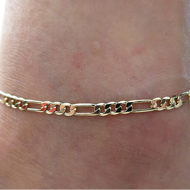 

New arrivals gold chain Ankle Bracelet on the leg for women anklets fashion Chain Metal chain foot bracelet high quality jewelry