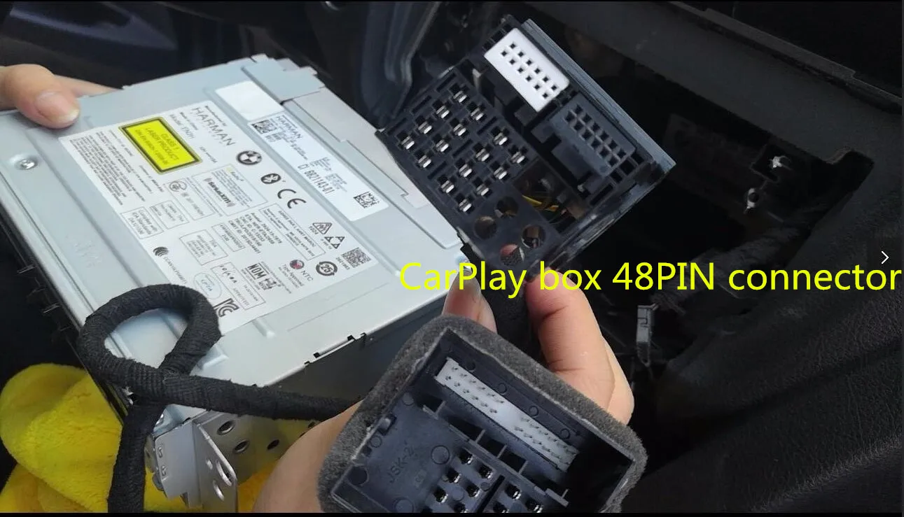 OEM Беспроводная коробка CarPlay для всех BMW X1 X3, X4, X5 X6 F25 F26 F15 F16/E84/E83 CIC NBT система поддержки камеры заднего вида