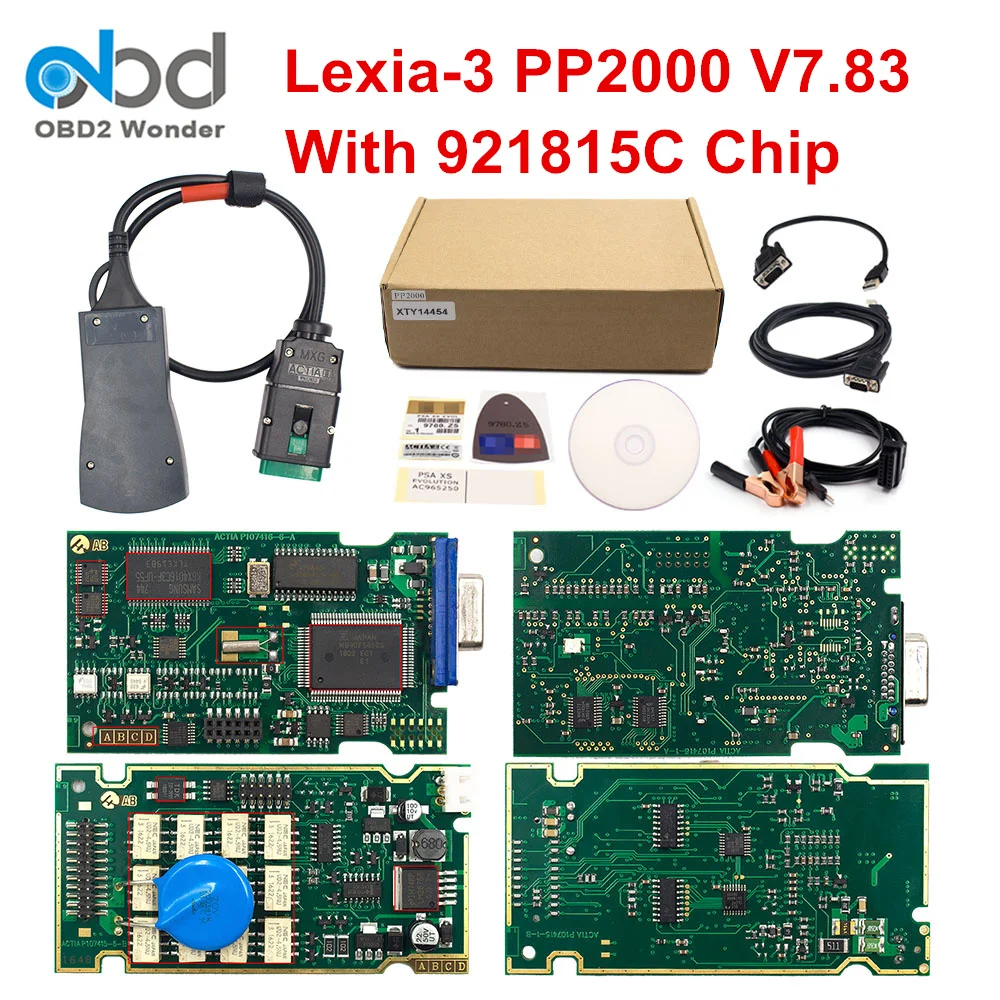 DHL Free Lexia 3 PP2000 Diagbox Scanner Lexia 3 V48 PP2000 V25 Diagbox
