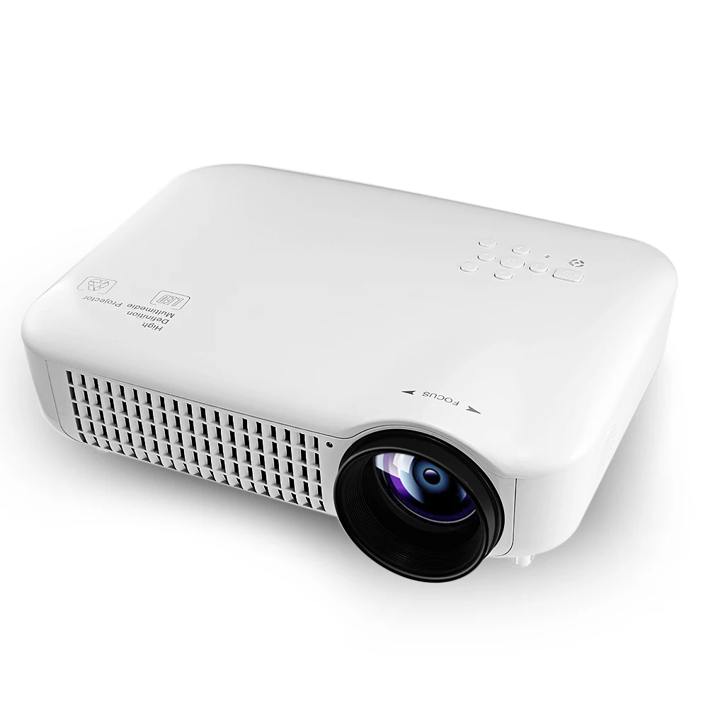 

VS627 LCD Projector 1280*800 Audio In,Audio Out Port,HDMI,RF,SD Card Slot,USB,VGA Led Protable projector 150W Max 300 inch