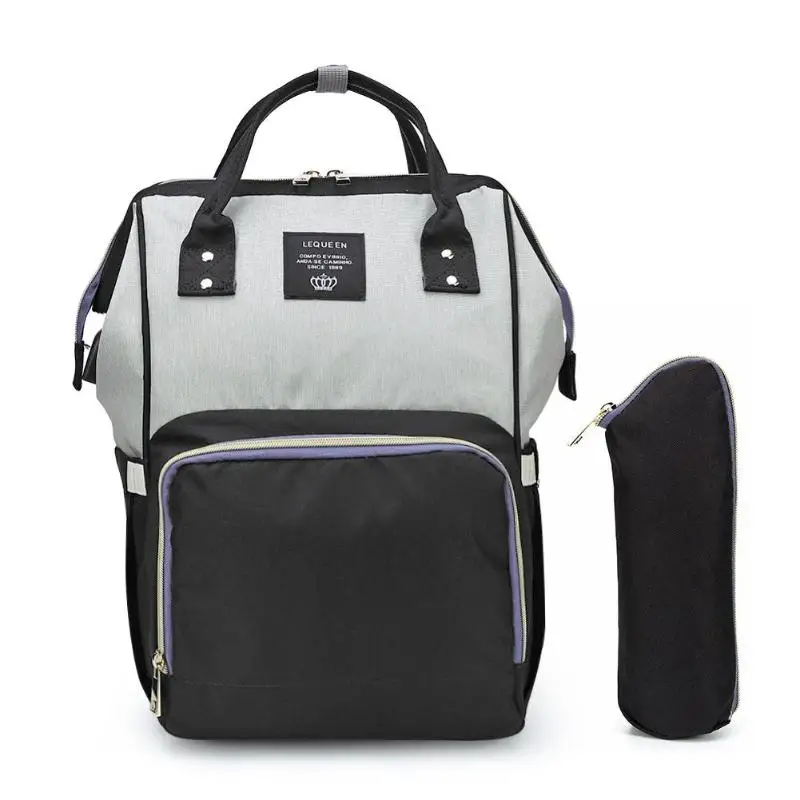 Новейшая сумка для детских подгузников с USB интерфейсом водонепроницаемые Рюкзаки для мам большая емкость USB сумка для подгузников для мам - Цвет: B 6