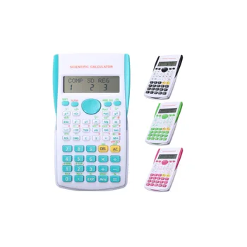

12 Digital Scientific Calculator 2 Line School Student Function Calculator Display Multifunctional Counter Calculating Machine