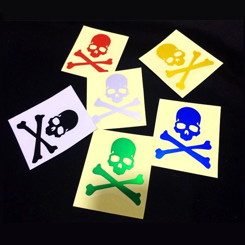 

1Pc Bicycle Reflective Decals Stickers Cycling MTB Road Mountain Bike Fixed Gear Skeleton Stickers Safety Bicycle Accessories