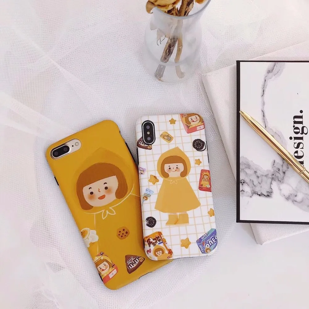 1 шт./лот бесплатная доставка милый компьютер + ТПУ чехол для Ihone 6P 7 7P X iphone 8 8plus|tpu