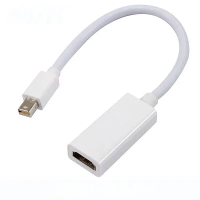 مصغرة DisplayPort إلى HDMI كابل محول الذكور إلى الإناث البسيطة موانئ دبي الصاعقة محول للماك بوك ماك ميني إيماك العارض