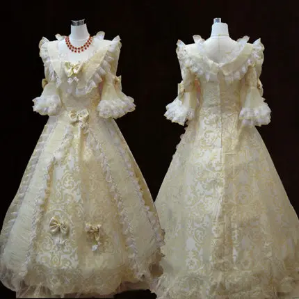 

2016 Brand New custom 18th Century Gothic Victorian Lolita Ball Gown Medieval Marie Antoinette Dresses For Women