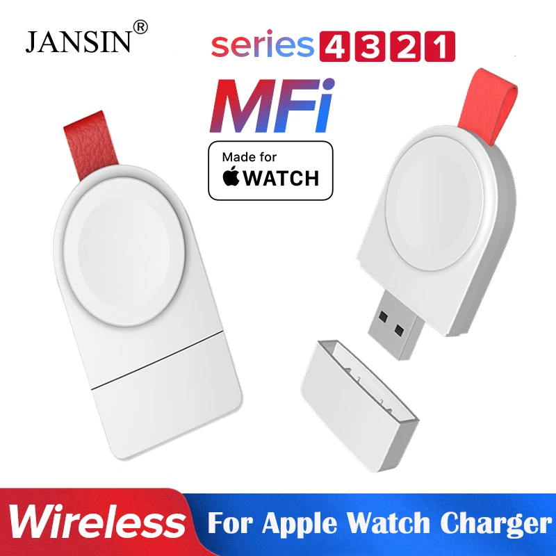 

Wireless Charger For Apple Watch Series 4/3/2/1 Fast USB Charger Mini Portable Charger For Apple Watch 38 42mm 40 44 mm band