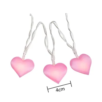 

1 Pcs LED String Lights Heart Shape Hanging Wedding Party Bedroom Festivals Decoration MAL999