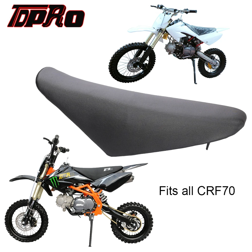 Black Tall Seat Saddle For Honda CRF70 and chinese crf70 Pit Dirt Bikes