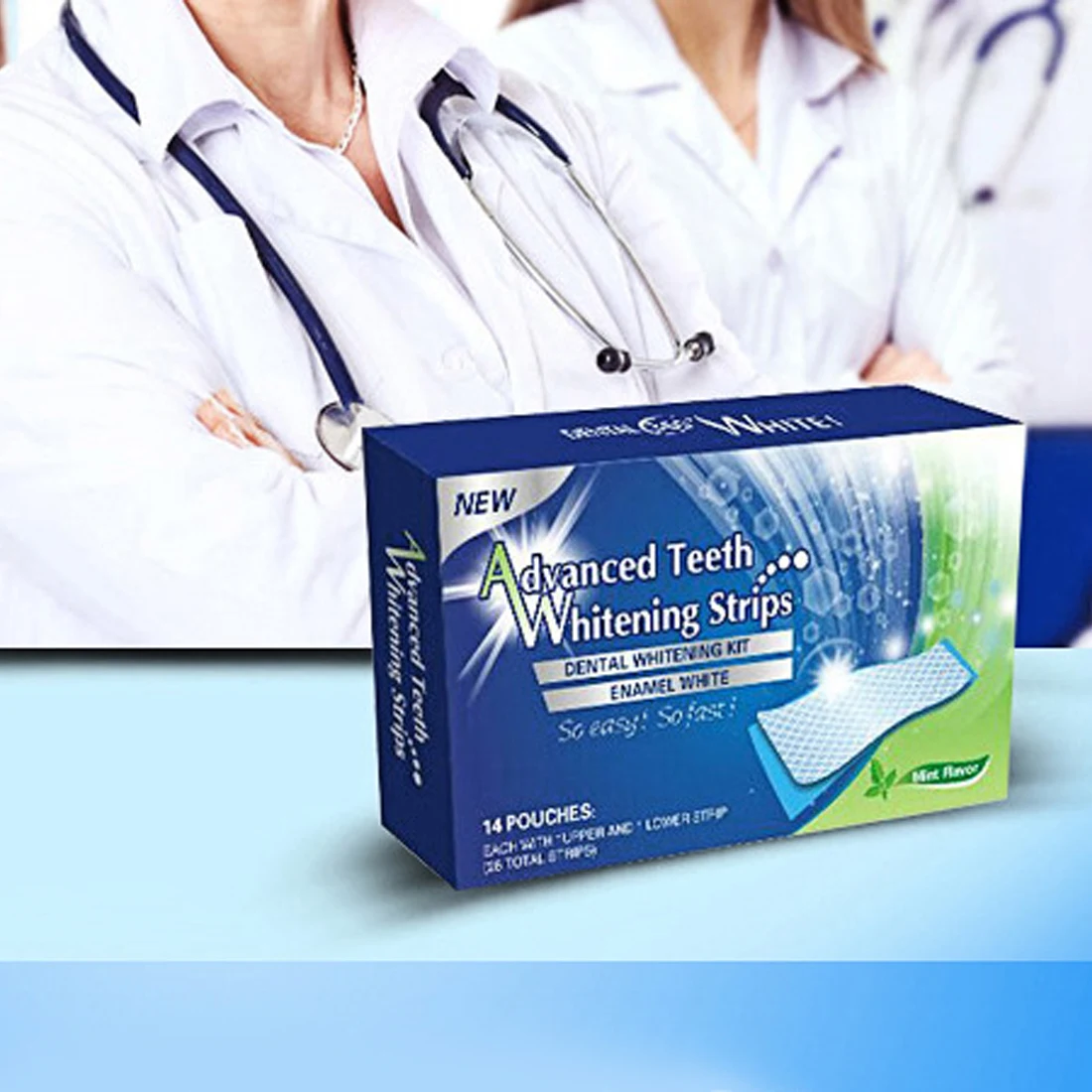 

Hot 14pcs 7 Packs Advanced Teeth Whitening Strips 3D Ultra Gel Bleaching Tooth Whiten Teeth Oral Care Dental Hygiene Product