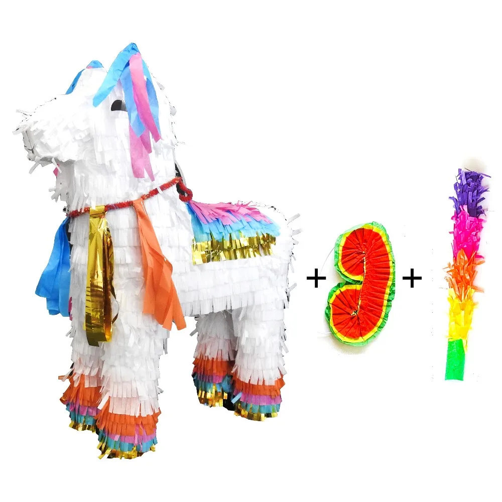 Большой Liama Pinata 36*12,5*36 см большой Pinatas-Висячие Liama Pinata, для детей, девочек, день рождения, заполняемый