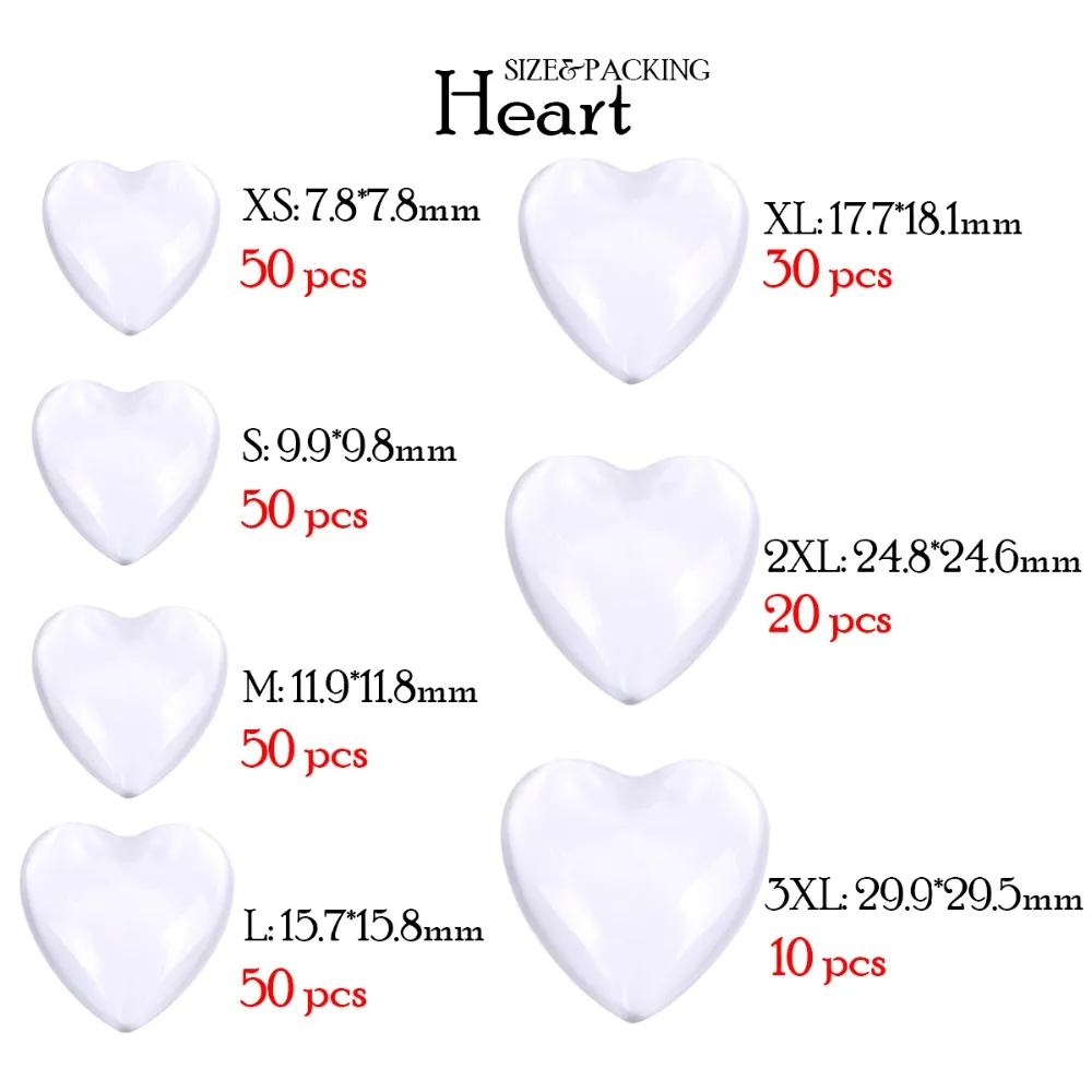 Круглый Овальный квадратный сердце Teardrop Ясно Кабошоны с плоской обратной стороной Прозрачный Стекло для DIY для изготовления украшений