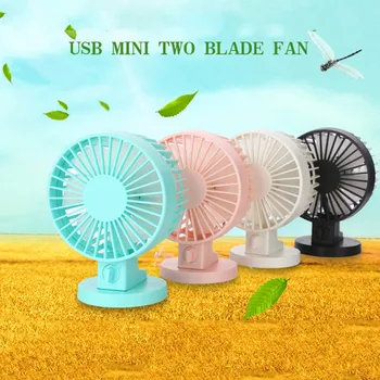 

ASKMEER Mini Fan Portable Double Motor USB Fan for Home Office Desktop Computer Desktop Cooling Fan Cooler