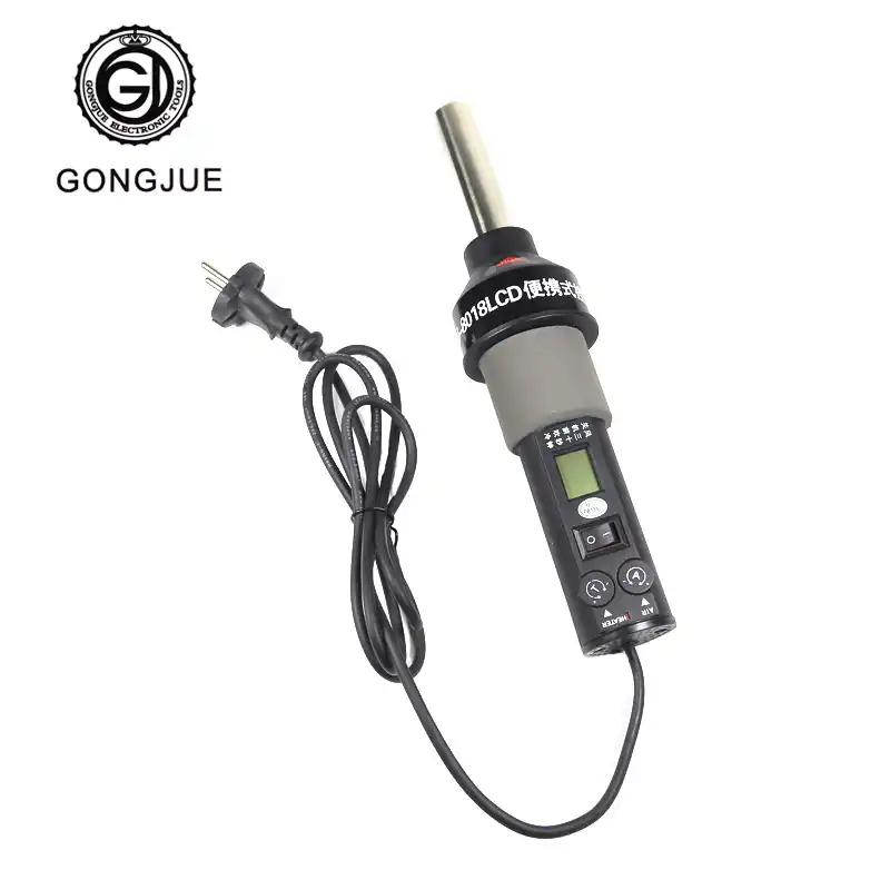 8018LCD 220 В 450 Вт Тепловая пушка фен Регулируемая электронная паяльная станция Bga сопло горячий воздушный пистолет страйкбол воздушные пистолеты тепловые инструменты - изображение