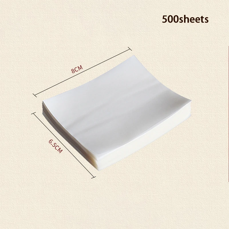 400 Pcs Anti-stick Candy Rice Paper Solid Element Gelatin Paste Sugar Paper 