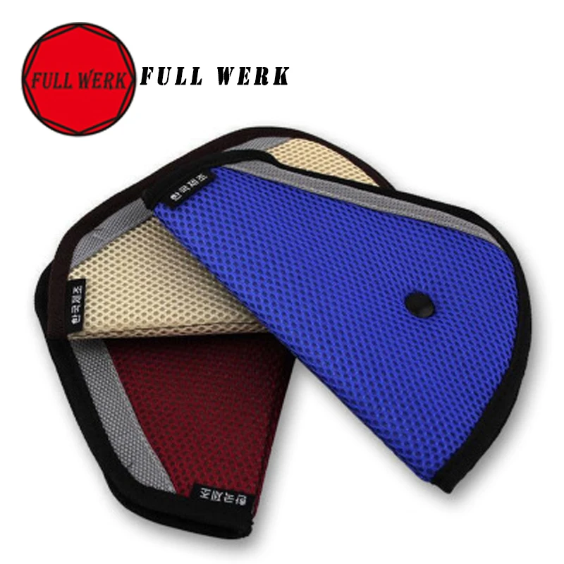 

1pc Triangle Child Car Safety Belt Adjuster Seat Belt Adjust Device Strap Cover Protector Universal Auto Interior Accessory