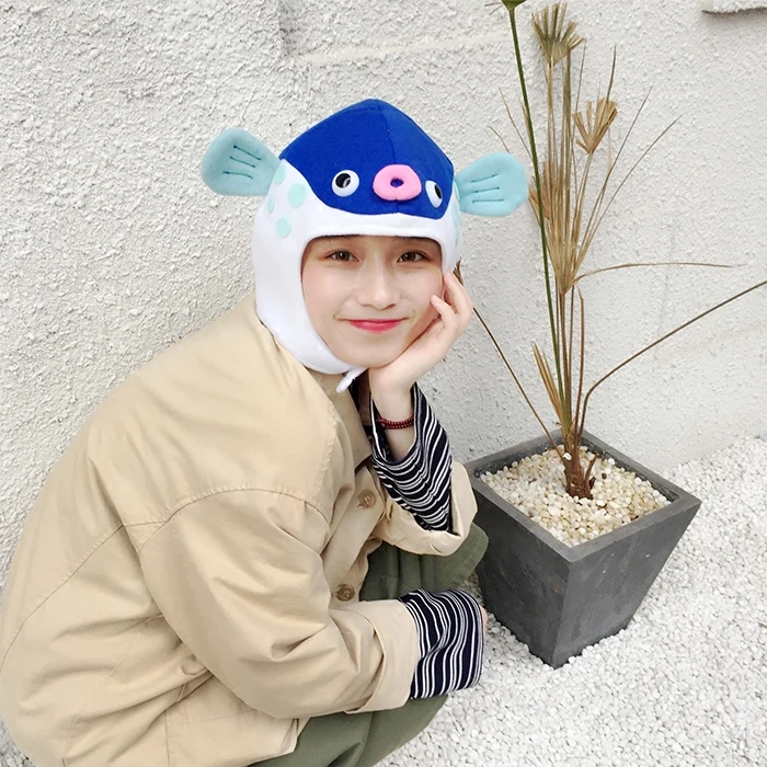 cute plush toy cartoon fish Puffer fish 