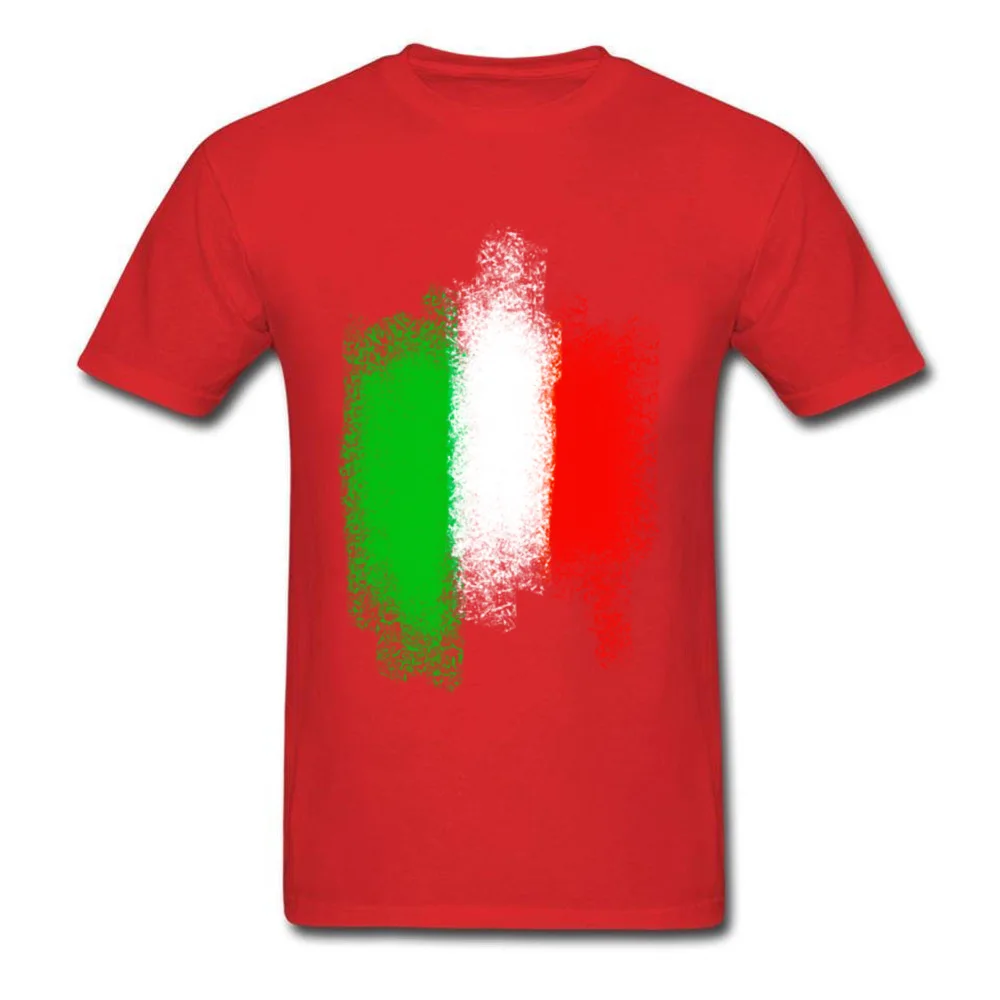 Italy flag T Shirts New Arrival Short Sleeve Gift All Cotton O Neck Boy Tops Shirts Summer Tops & Tees Labor Day Italy flag red
