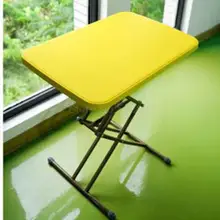 The Folding Table Household Table, Portable Lifting Rectangular Stall Small Square Table Computer Desk
